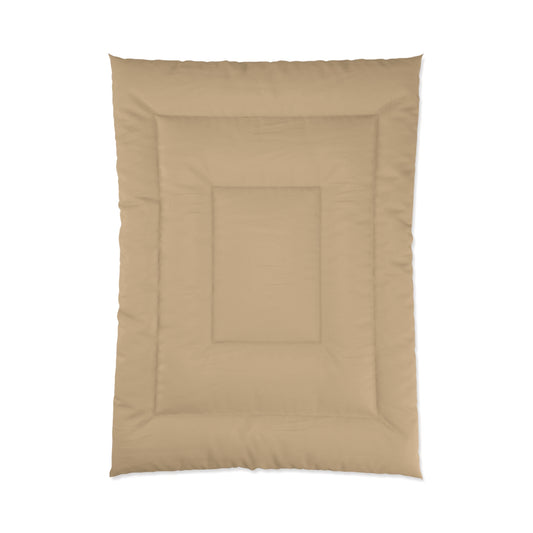 Design Comforter – stilvolle Tagesdecke mit weichem Griff - Cappuccino - WOOVE