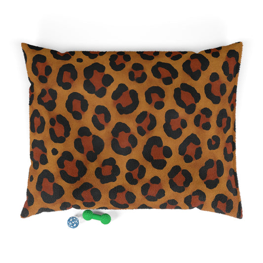 Cozy Pet Bed - Heimtierbett Brown Leopard (S/M/L) - WOOVE