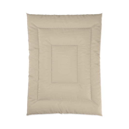 Design Comforter – stilvolle Tagesdecke mit weichem Griff - Light Cappuccino - WOOVE