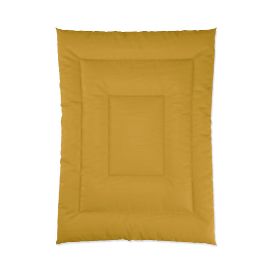 Design Comforter – stilvolle Tagesdecke mit weichem Griff - Mustard Yellow - WOOVE