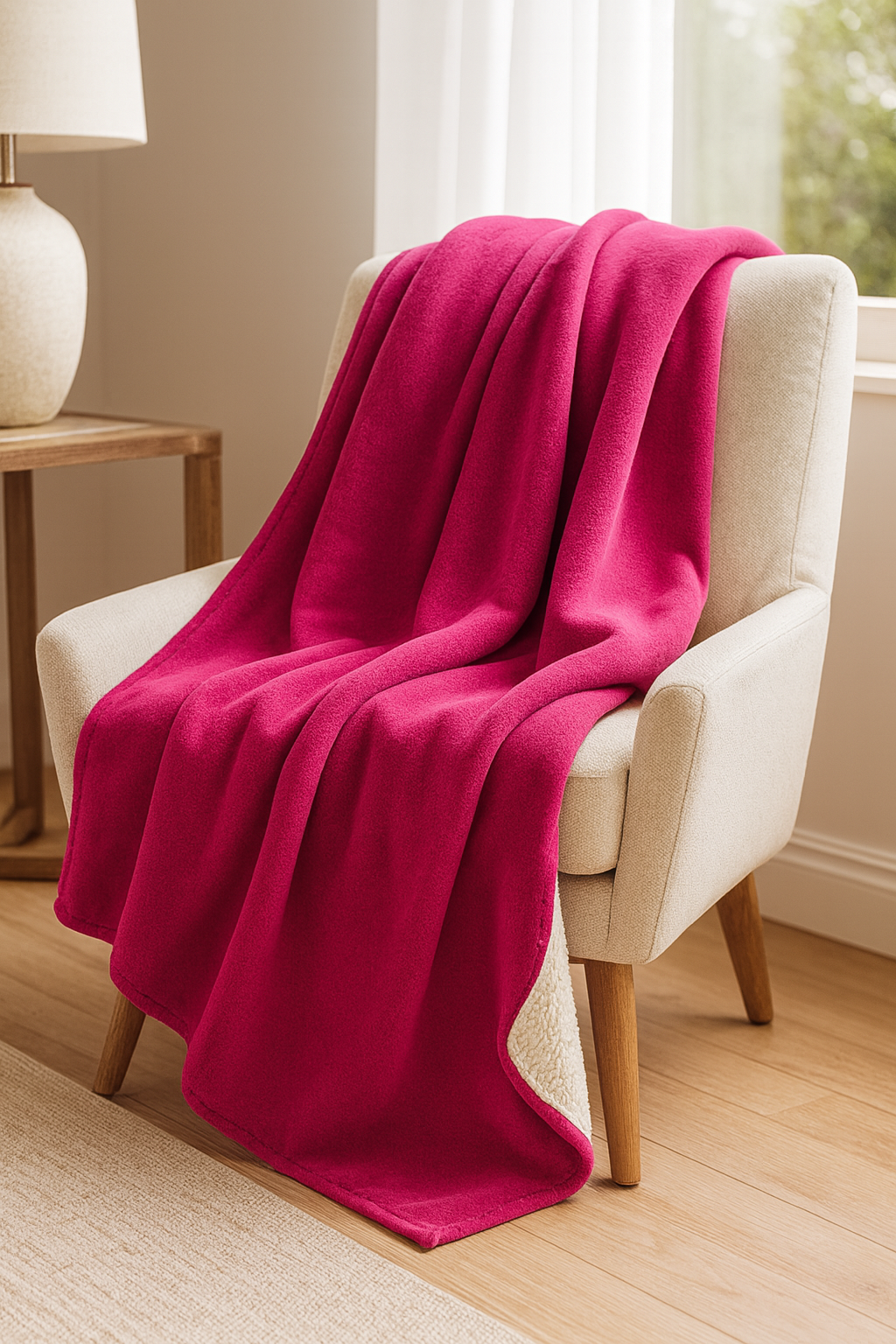 NOA.HOME. Sherpa Decke Pink - WOOVE