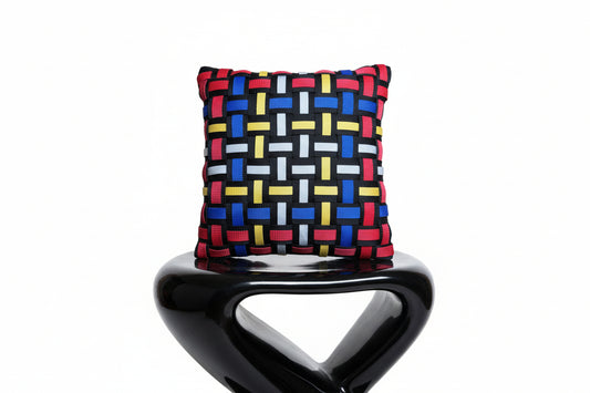 02 METROPOLITAN Multicolor l Kissenbezug - WOOVE