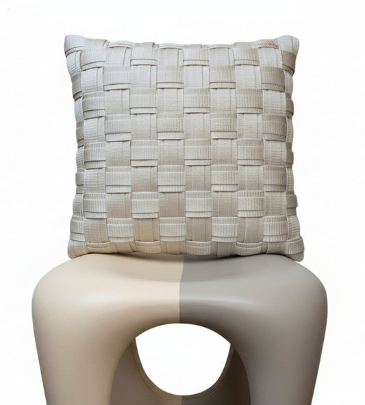 03 ALMOND CLOUD Creme l Kissenbezug - WOOVE