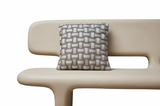 BLUSH SAND Rosebeige & Creme / Kissenbezug - WOOVE