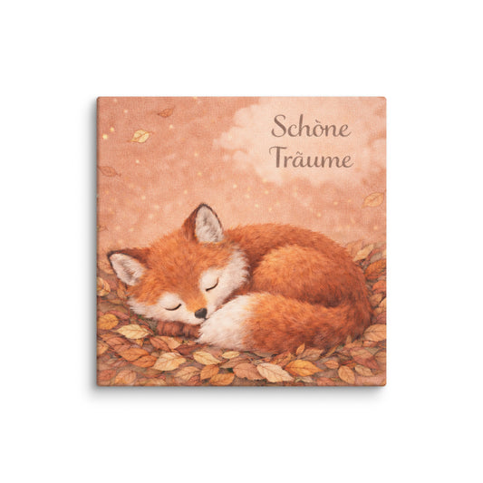 Schöne Träume / Mini-Leinwandbild