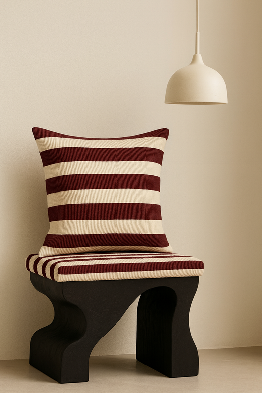 Mono Line 8 / Print-Kissenbezug - WOOVE