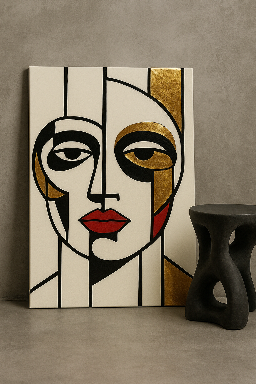 Golden Spirit / Leinwandbild - WOOVE