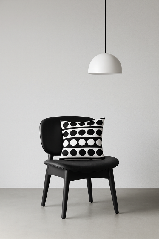 Black & White 2 / Print-Kissenbezug - WOOVE