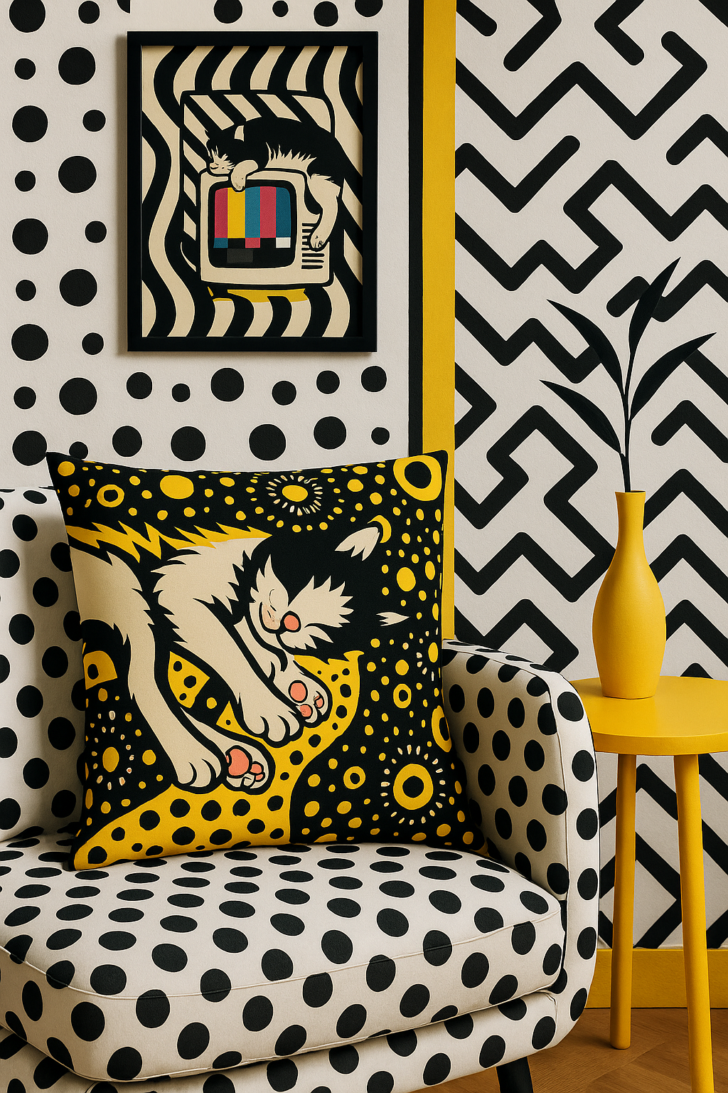 NOA.HOME. Cat in Memphis No.7 / Kissenbezug - WOOVE