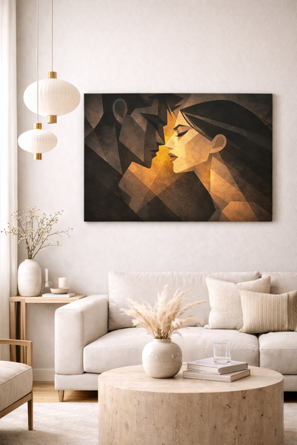 Golden Ember / Canvas Print