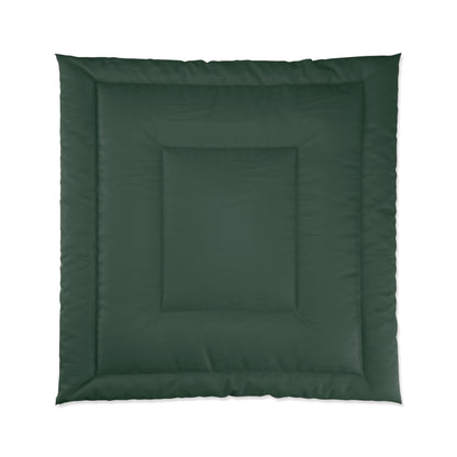 Design Comforter – stilvolle Tagesdecke mit weichem Griff - Forest Green - WOOVE