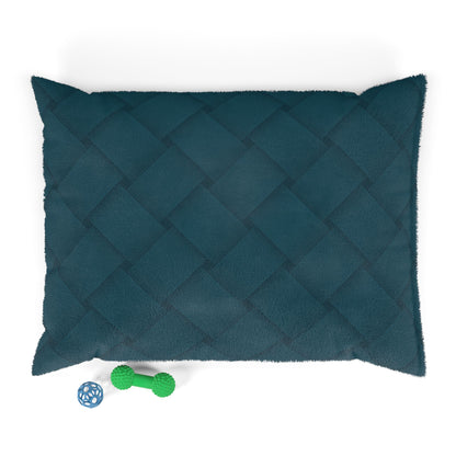 Cozy Pet Bed - Heimtierbett Brainded Pattern Petrol (S/M/L) - WOOVE