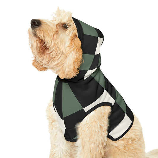 Cozy Pet Outfit Olive Chess (XXS-2XL) - WOOVE