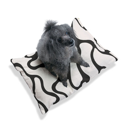 Cozy Pet Bed - Heimtierbett Black & White (S/M/L) - WOOVE