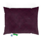 Cozy Pet Bed - Heimtierbett  Brainded Pattern Aubergine (S/M/L) - WOOVE