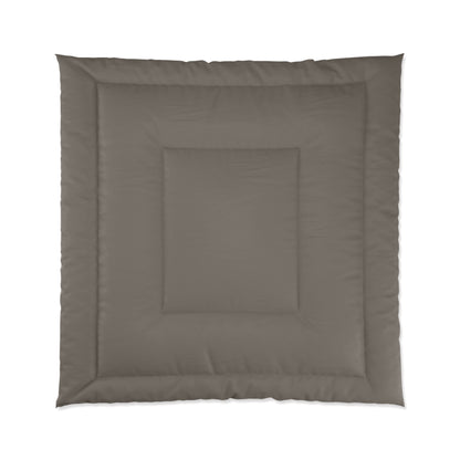 Design Comforter – stilvolle Tagesdecke mit weichem Griff - Dark Taupe - WOOVE