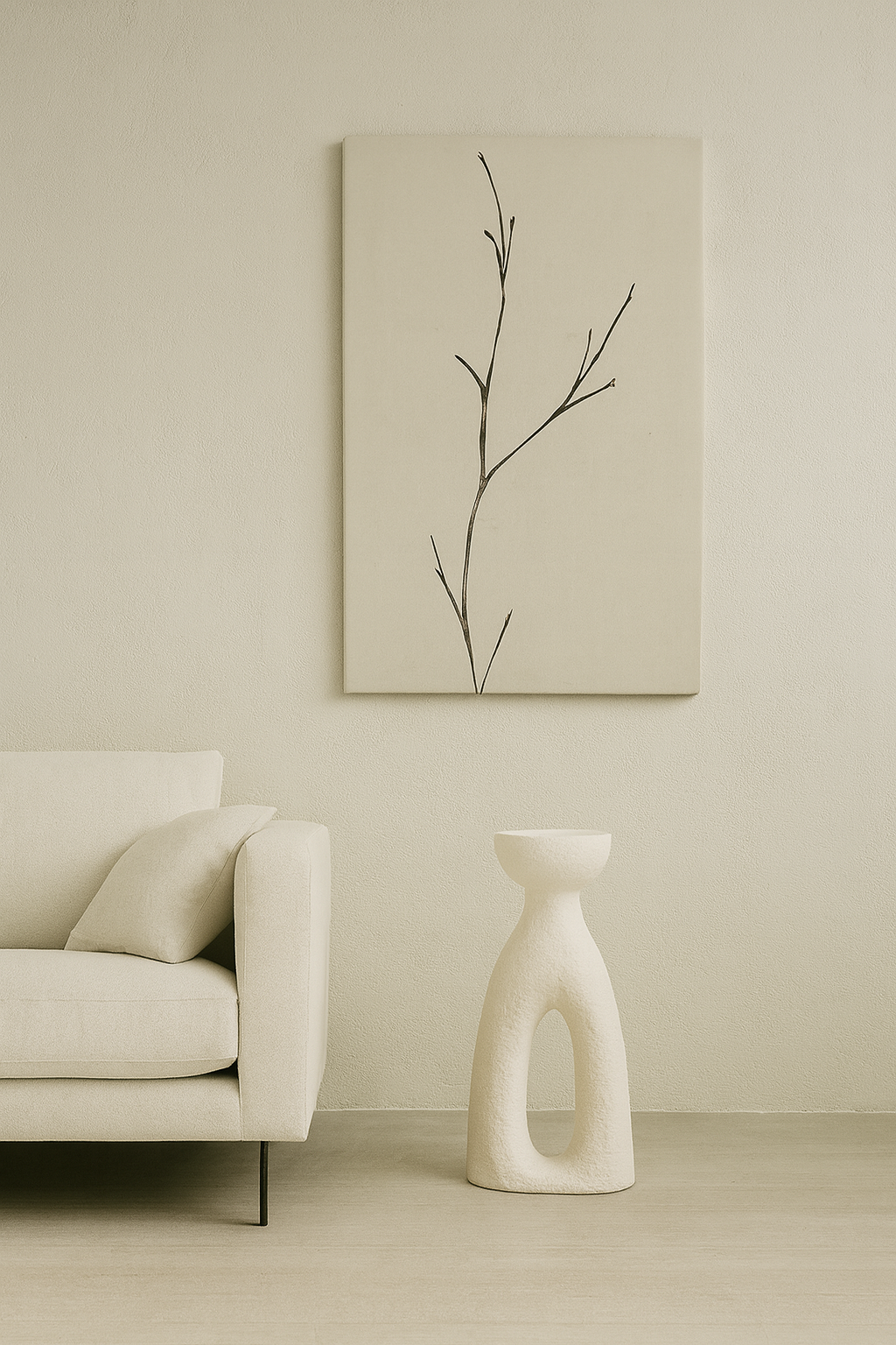 Twig of Silence / Leinwandbild - WOOVE