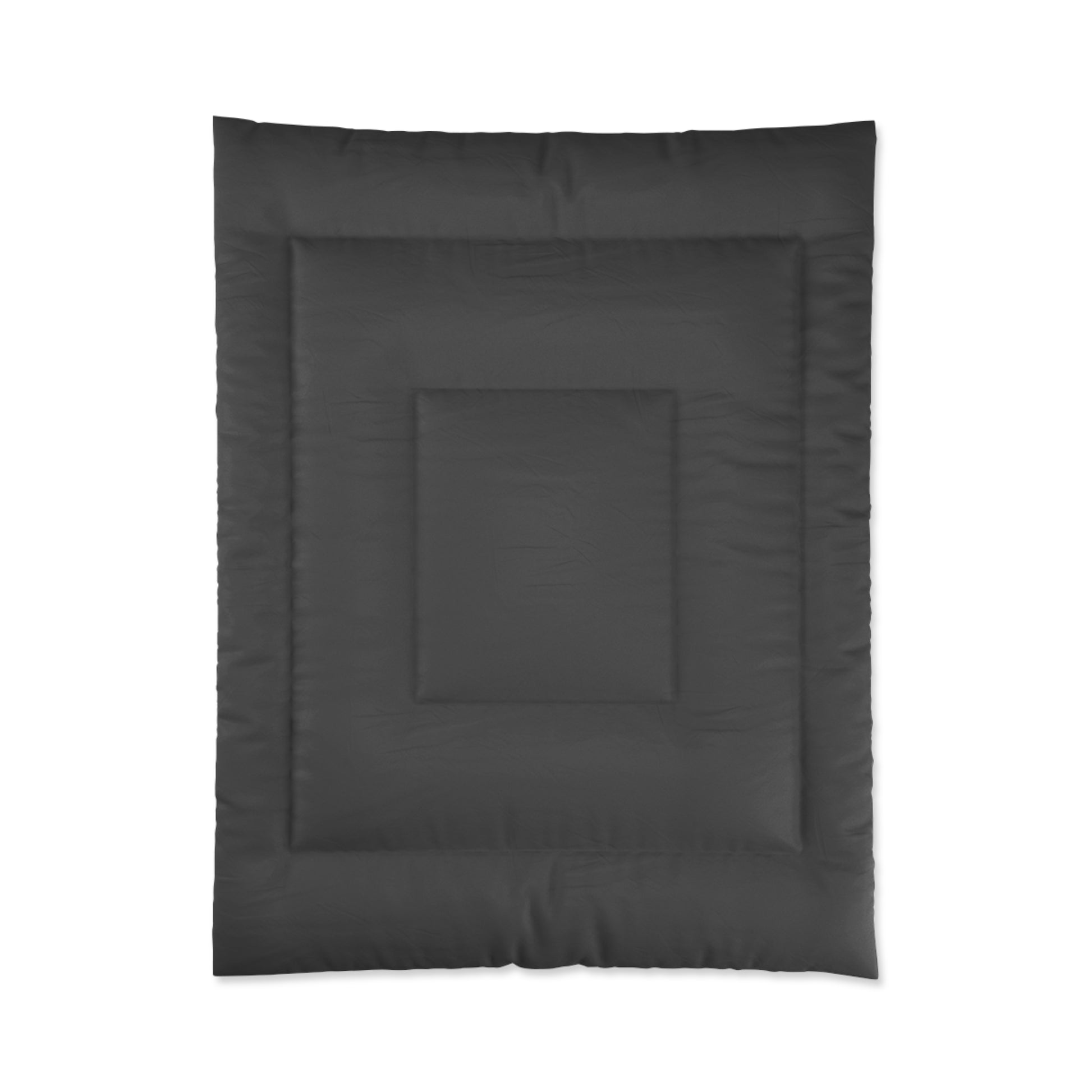 Design Comforter – stilvolle Tagesdecke mit weichem Griff - Black - WOOVE