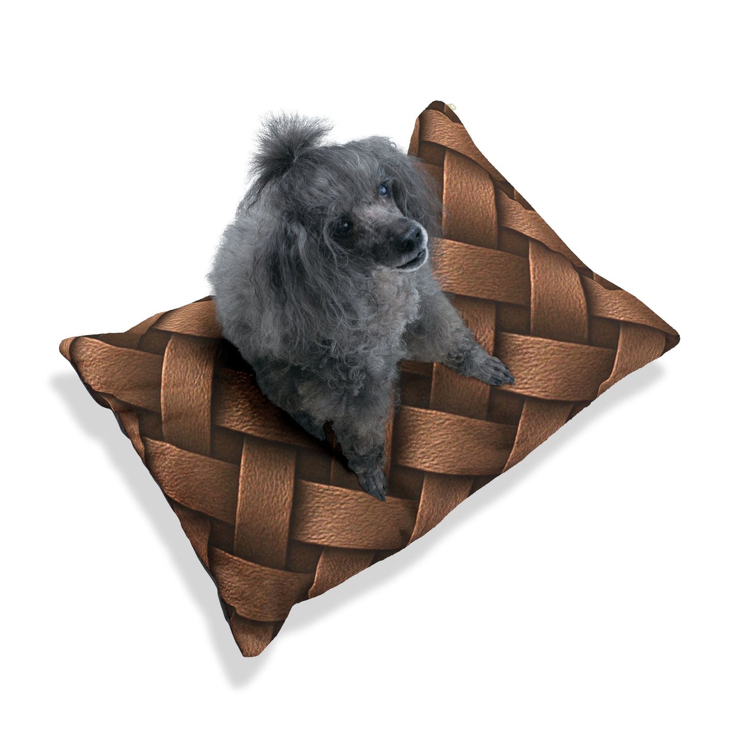 Cozy Pet Bed - Heimtierbett  Brainded Pattern Brown (S/M/L) - WOOVE