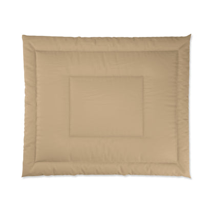 Design Comforter – stilvolle Tagesdecke mit weichem Griff - Cappuccino - WOOVE