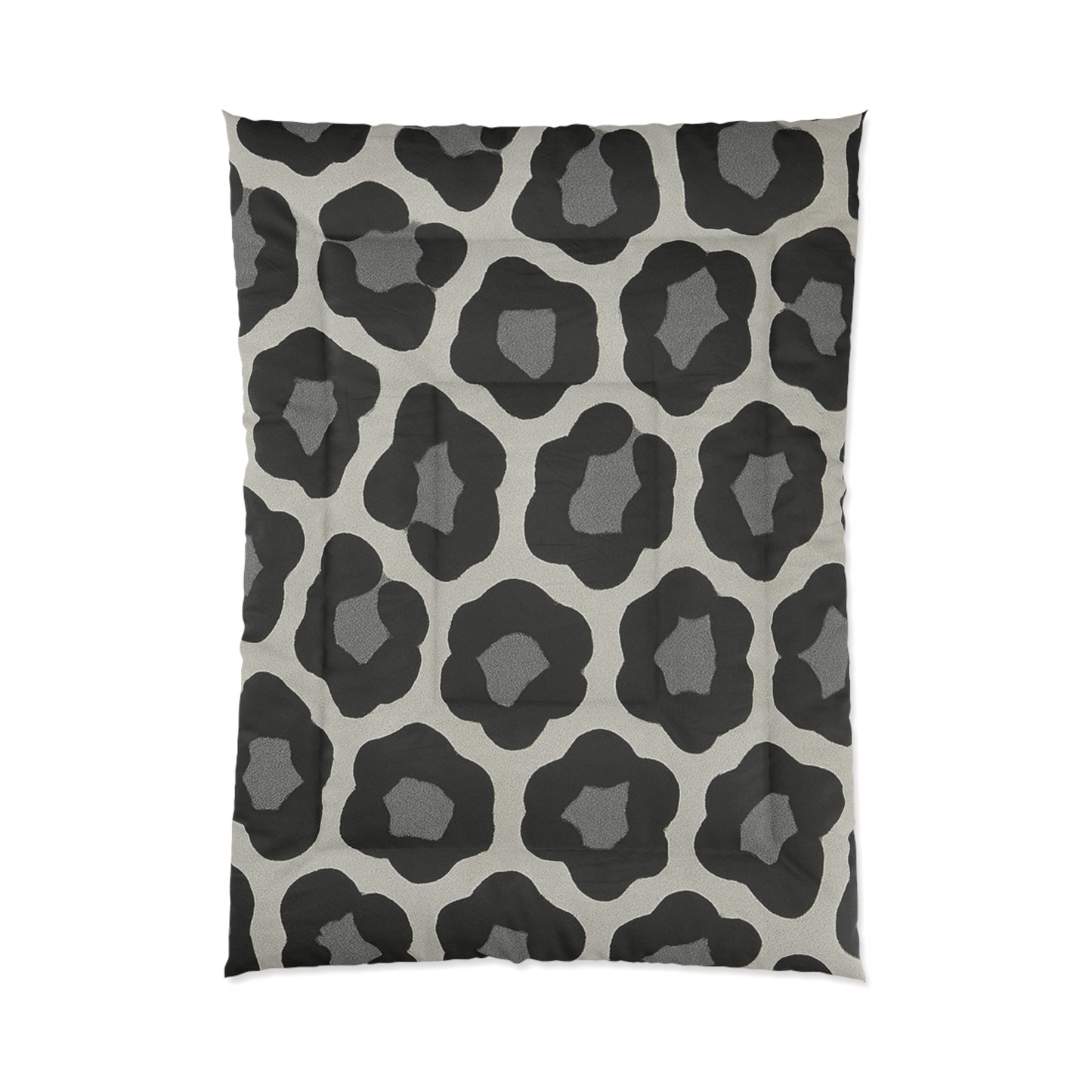 Design Comforter – stilvolle Tagesdecke mit weichem Griff - Bold Leopard Grey - WOOVE