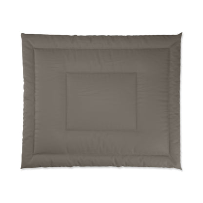 Design Comforter – stilvolle Tagesdecke mit weichem Griff - Dark Taupe - WOOVE