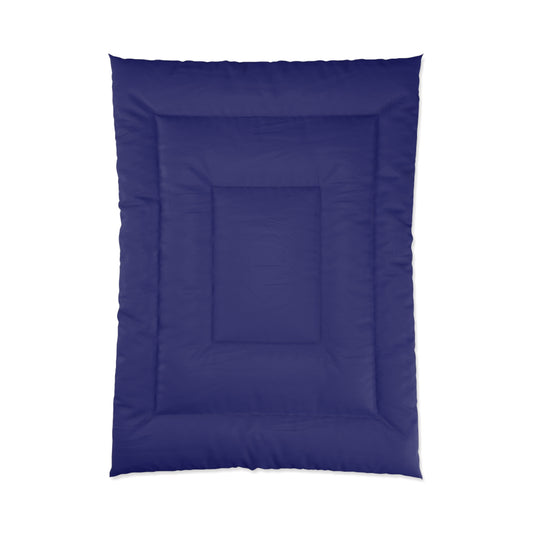 Design Comforter – stilvolle Tagesdecke mit weichem Griff - Midnight Blue - WOOVE