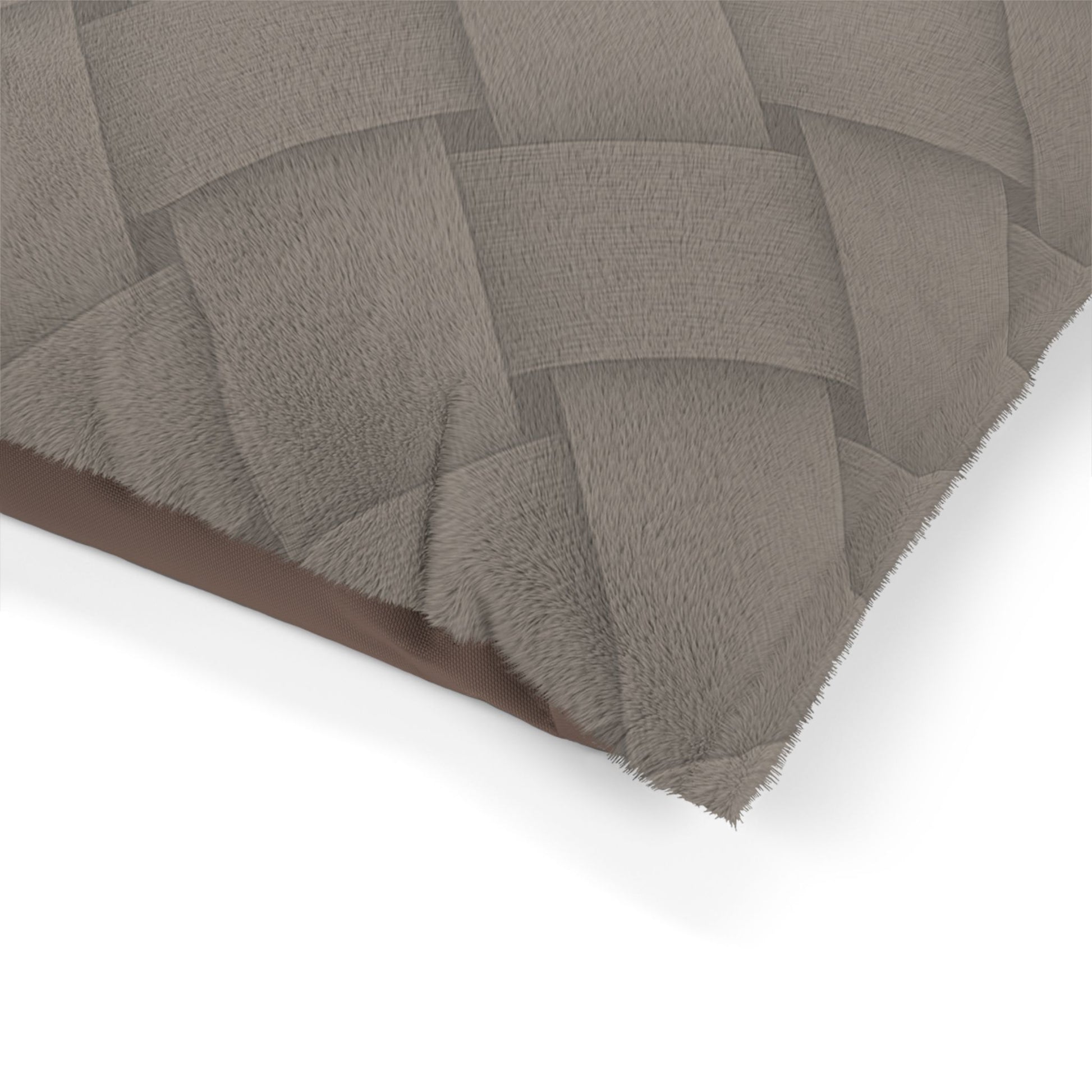 Cozy Pet Bed - Heimtierbett  Brainded Pattern Taupe (S/M/L) - WOOVE