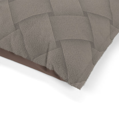 Cozy Pet Bed - Heimtierbett  Brainded Pattern Taupe (S/M/L) - WOOVE