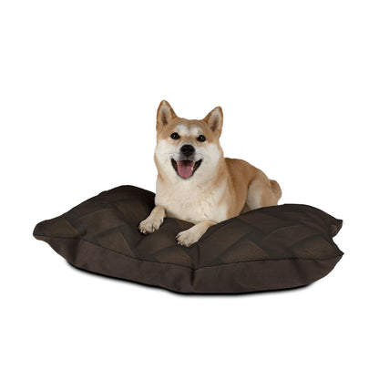 Cozy Pet Bed - Heimtierbett Brainded Pattern Dark Brown (S/M/L) - WOOVE