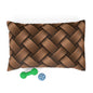 Cozy Pet Bed - Heimtierbett  Brainded Pattern Brown (S/M/L) - WOOVE
