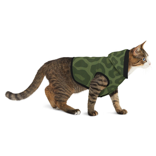 Cozy Pet Outfit Olive Leopard (XXS-2XL) - WOOVE
