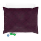 Cozy Pet Bed - Heimtierbett  Brainded Pattern Aubergine (S/M/L) - WOOVE