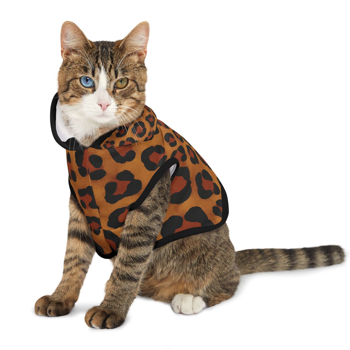 Cozy Pet Outfit Leopard Print Braun (XXS-2XL) - WOOVE