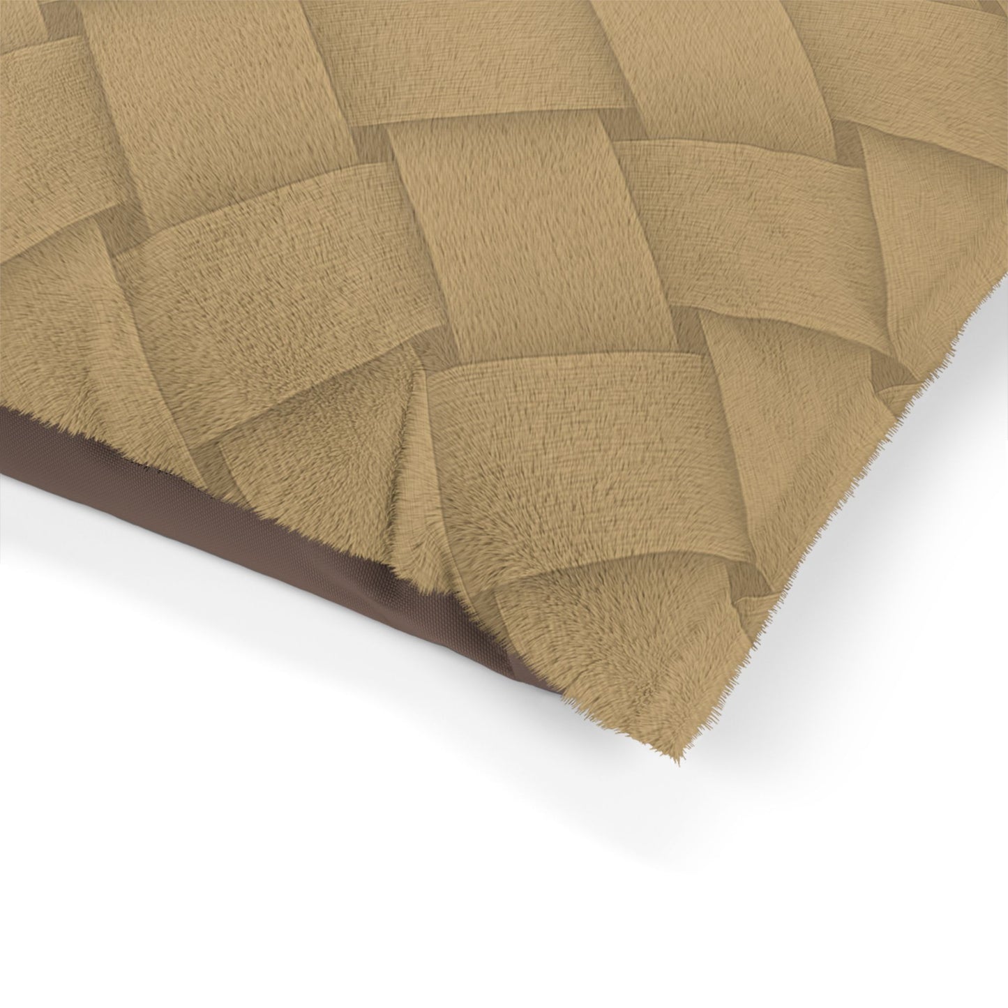 Cozy Pet Bed - Heimtierbett  Brainded Pattern Caramel (S/M/L) - WOOVE