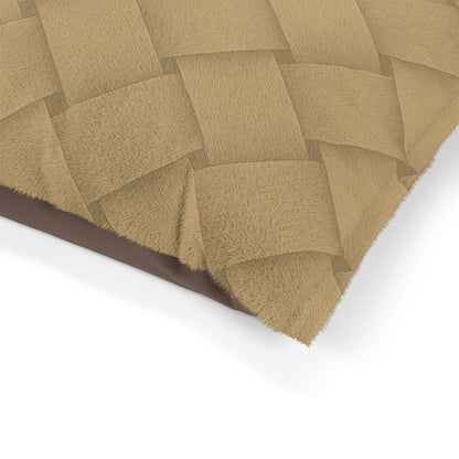 Cozy Pet Bed - Heimtierbett  Brainded Pattern Caramel (S/M/L) - WOOVE