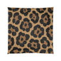 Design Comforter – stilvolle Tagesdecke mit weichem Griff - Bold Leopard Brown - WOOVE