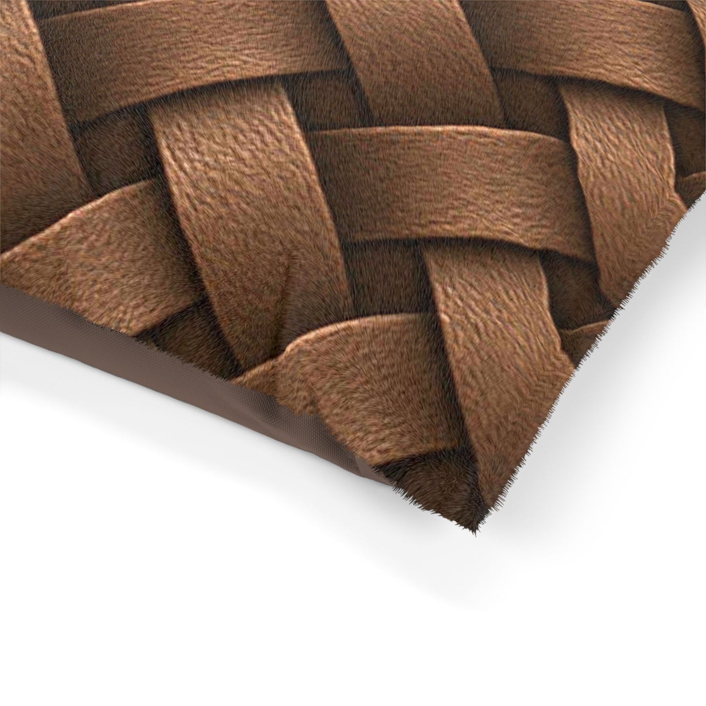 Cozy Pet Bed - Heimtierbett  Brainded Pattern Brown (S/M/L) - WOOVE