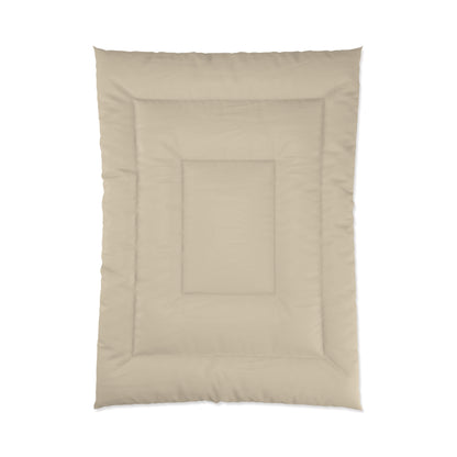 Design Comforter – stilvolle Tagesdecke mit weichem Griff - Light Cappuccino - WOOVE