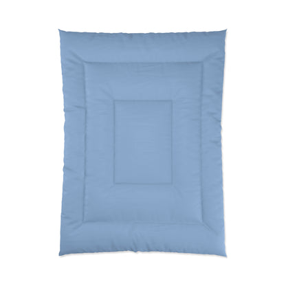 Design Comforter – stilvolle Tagesdecke mit weichem Griff - Dusty Blue - WOOVE