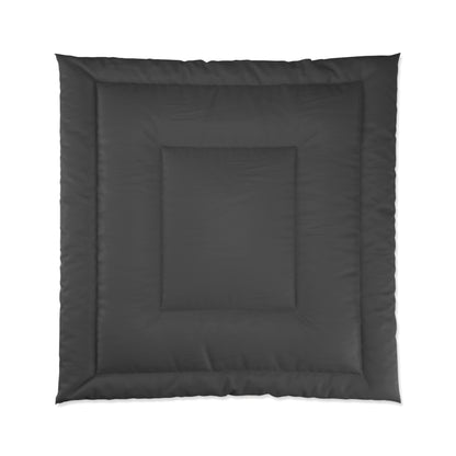 Design Comforter – stilvolle Tagesdecke mit weichem Griff - Black - WOOVE