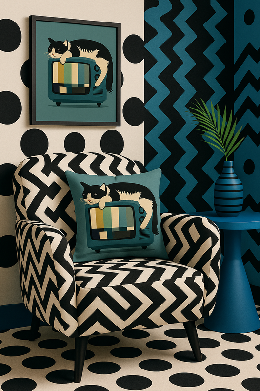 NOA.HOME. Cat in Memphis No.3 / Kissenbezug - WOOVE