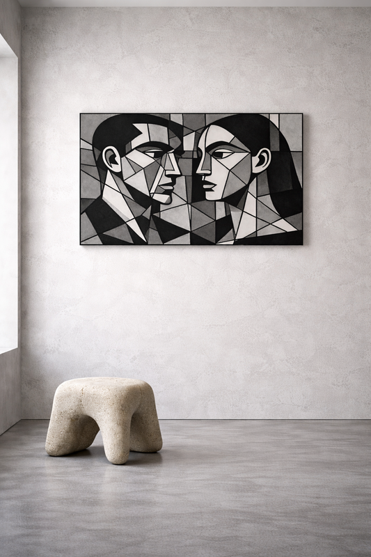 Silent Dialogue II / Leinwandbild