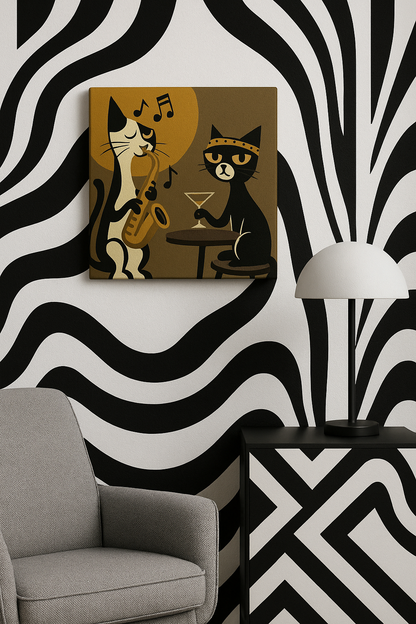 Sax for One / Mini-Leinwandbild - WOOVE