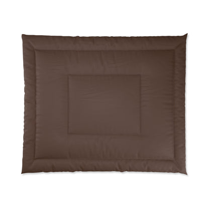 Design Comforter – stilvolle Tagesdecke mit weichem Griff - Chocolate - WOOVE