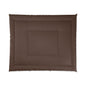 Design Comforter – stilvolle Tagesdecke mit weichem Griff - Chocolate - WOOVE