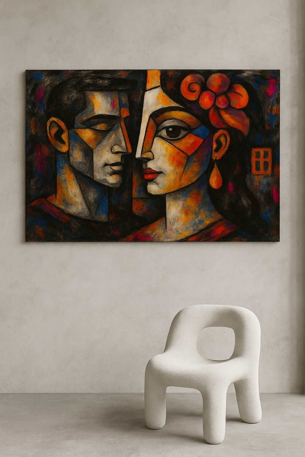 Painted Souls / Leinwandbild