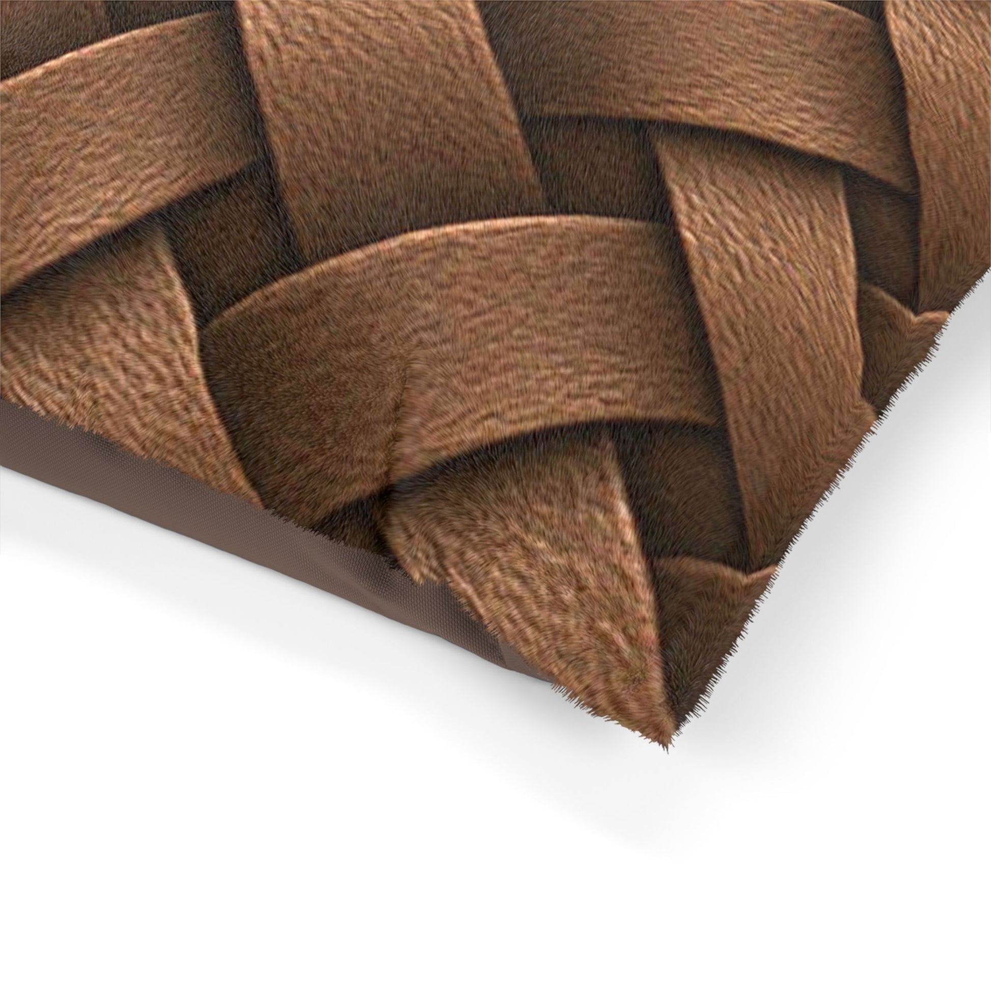 Cozy Pet Bed - Heimtierbett  Brainded Pattern Brown (S/M/L) - WOOVE