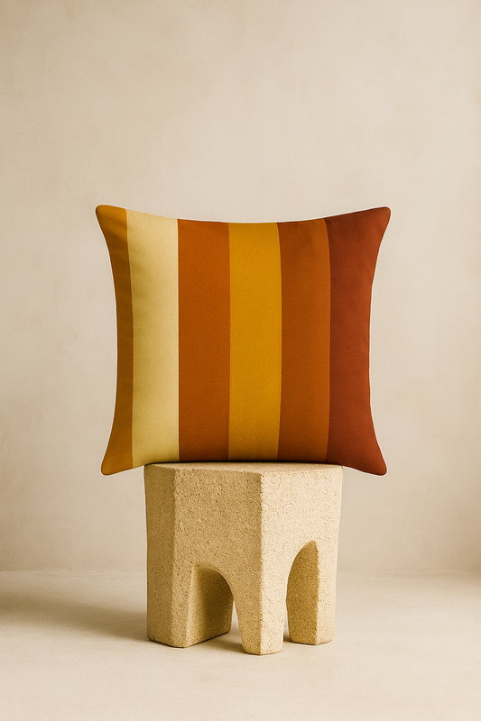 NOA.HOME. / Rustic Stripes / Print-Kissenbezug incl. Füllung - WOOVE