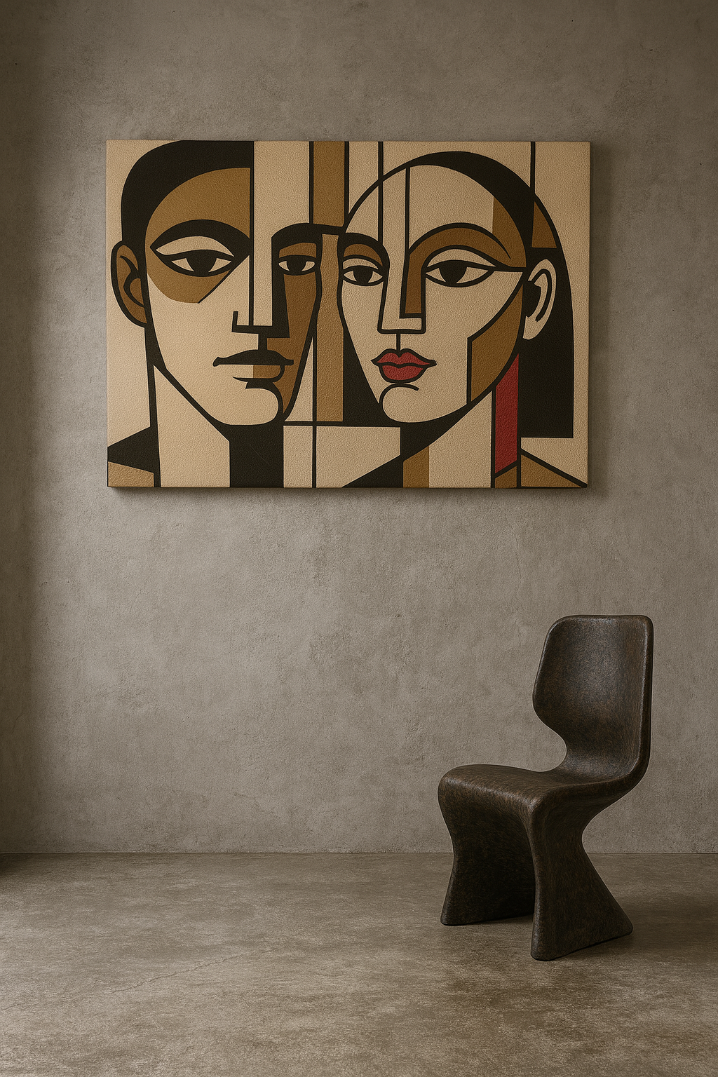 Vibrant Duo / Leinwandbild